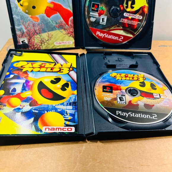 Pac-Man World 2 & 3 PS2 (Sony PlayStation 2, 2002) retro/vintage video gamec - Picture 9 of 16